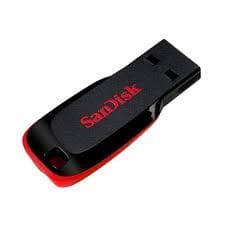 Pen Drive Sandisk Z50 Black/Red