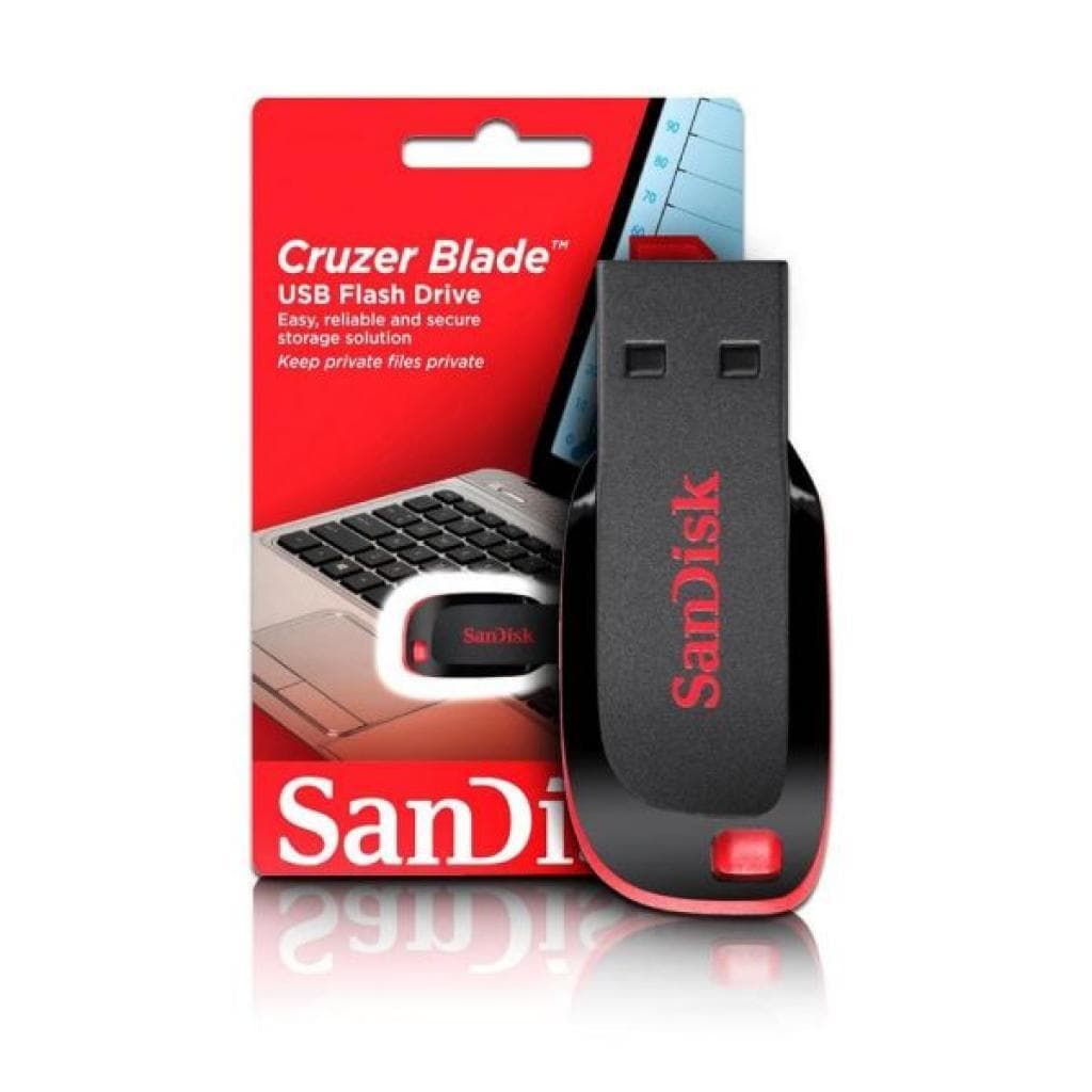 Pen Drive Sandisk Z50 Preto Vermelho USB 2.0 16GB