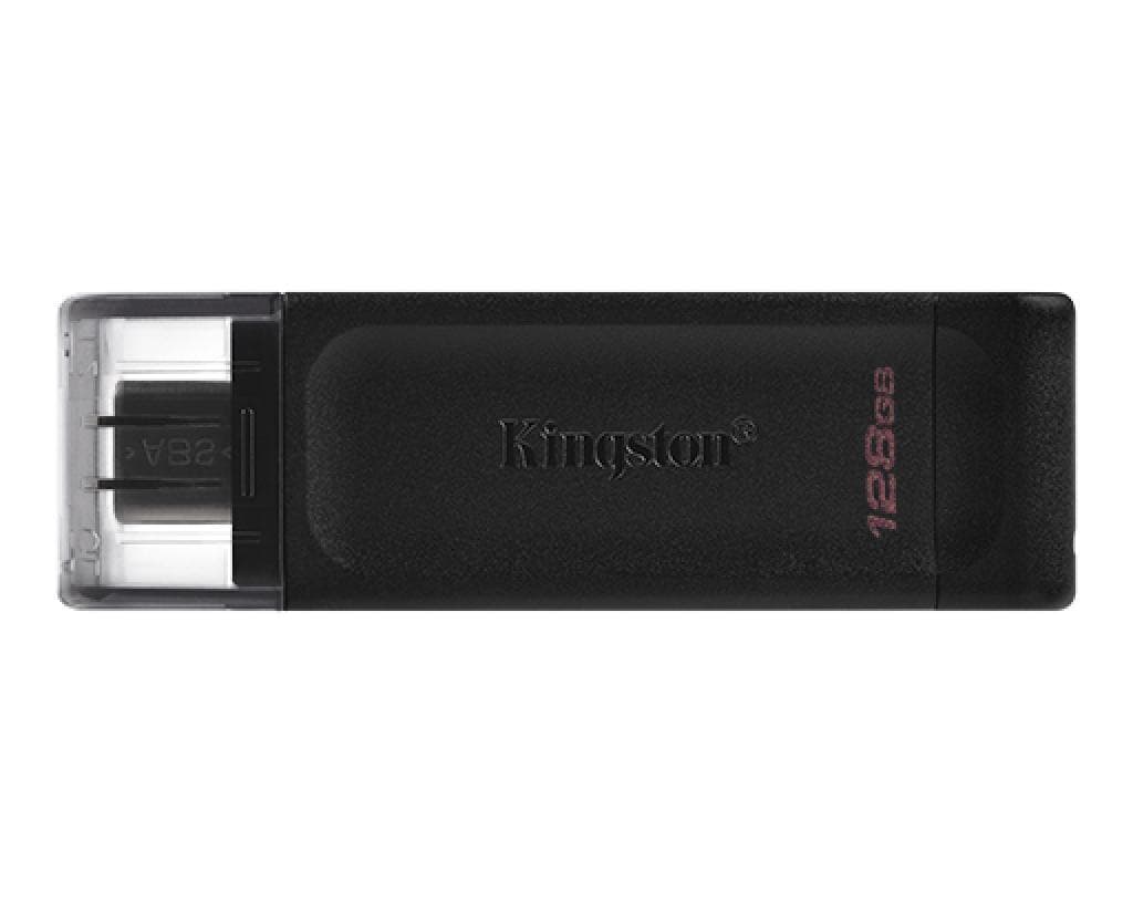 Pen Drive Kingston Dt70 128GB USB-C Preto