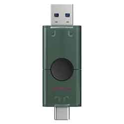 Pendrive Kingston DataTraveler Duo 256GB USB 3.2 / USB-C - Verde (DTDEG2/256GB)