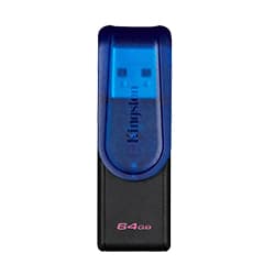 Pendrive Kingston DataTraveler Exodia S 64GB USB 3.2 - Azul (KC-U3C64-7TB)