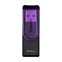 Pendrive Kingston DataTraveler Exodia S 64GB USB 3.2 - Roxo (KC-U3C64-7TP)