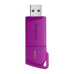 Pendrive Kingston Exodia M 64GB USB 3.2 - Roxo (KC-U2L64-7LP)