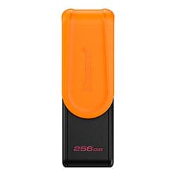 Pendrive Kingston Exodia S 256GB USB 3.2 - Preto / Laranja (DTXS/256GB)