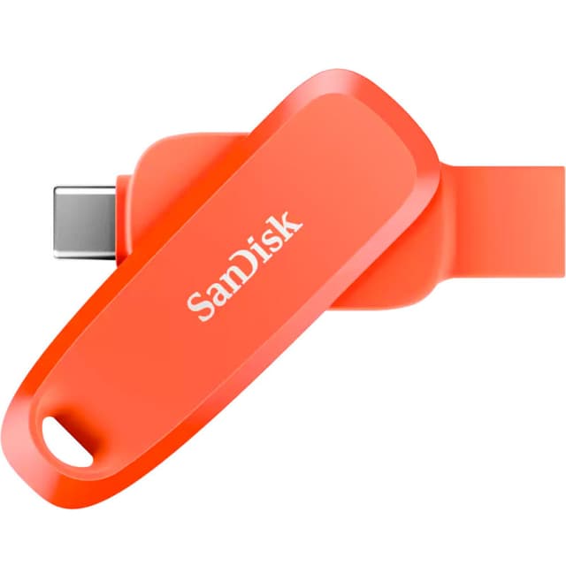Pendrive SanDisk Sdddc6 Ultra Dual Drive G46 USB-C/USB-A 128GB Nasturium Orang