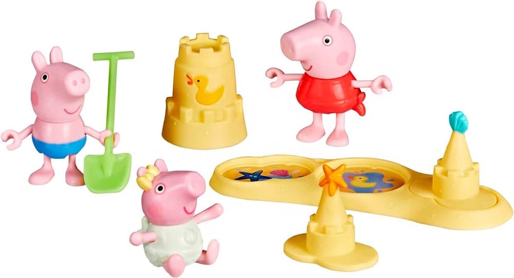 Boneca Peppa Pig Pip Siblings Beach Day Hasbro