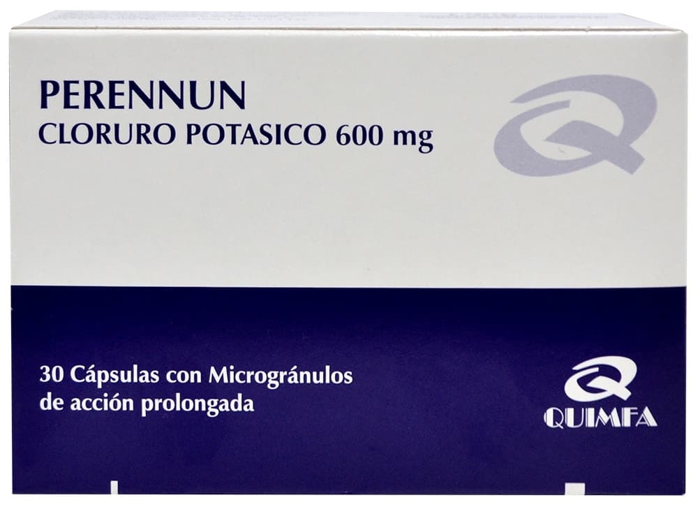 Cloreto de Potássio Quimfa 600MG (30 Cápsulas)