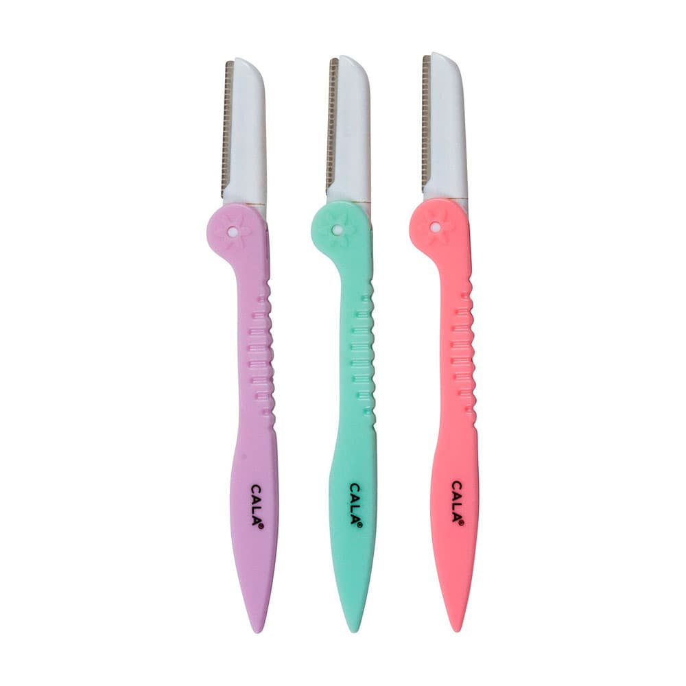 Perfilador de Sobrancelha Cala Folding Eyebrow Shaper 3 Peças