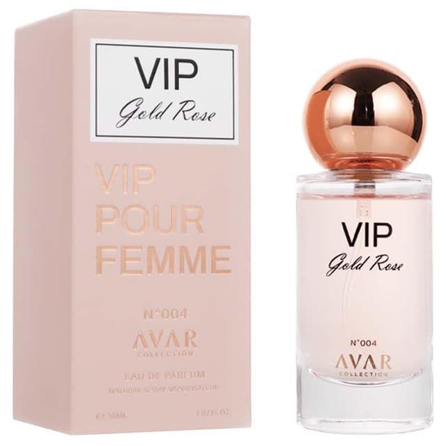 Perfume Avar Collection N° 004 Vip Gold Rose EDP 30ml