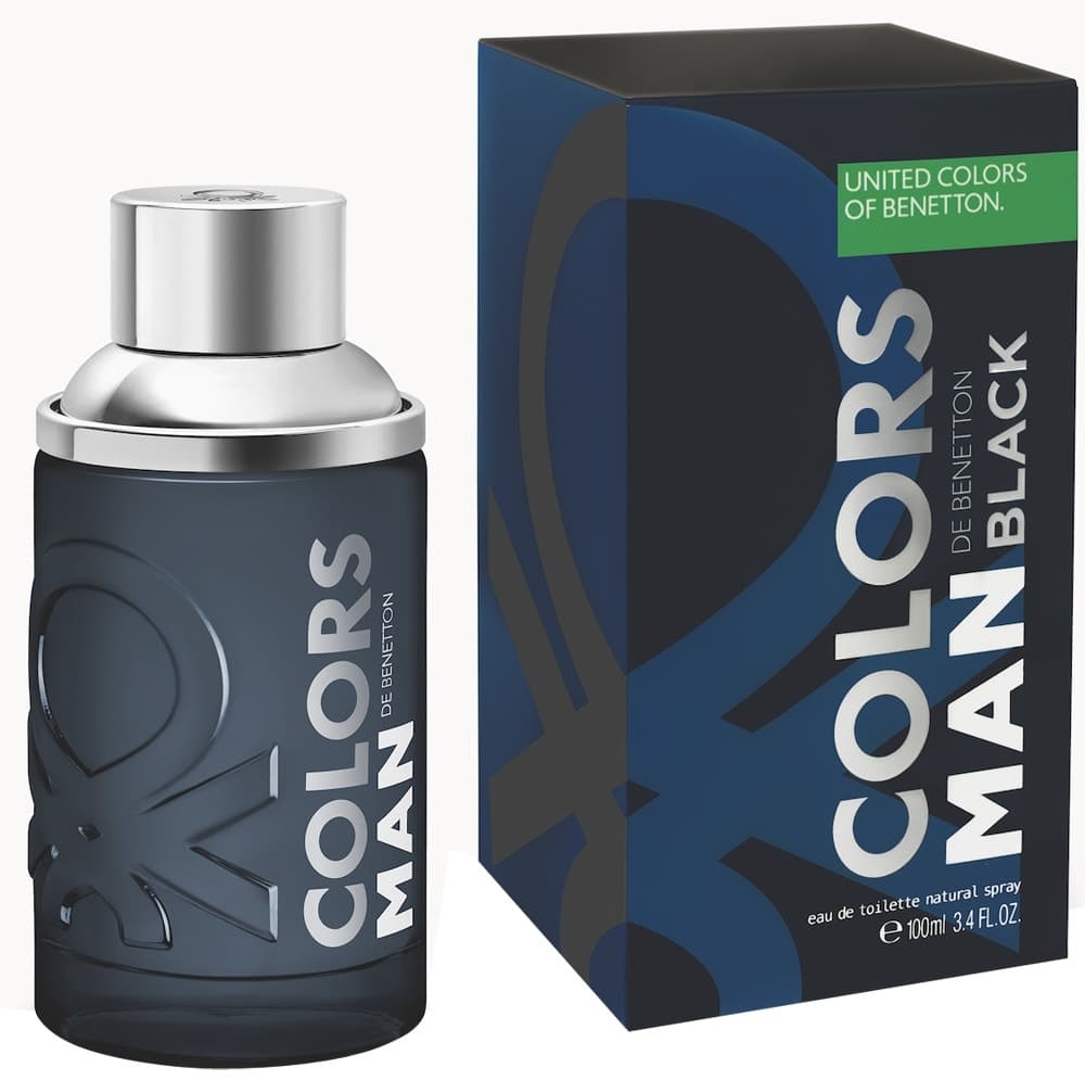 Perfume Benetton Colors Man Black EDT 100ml Masculino