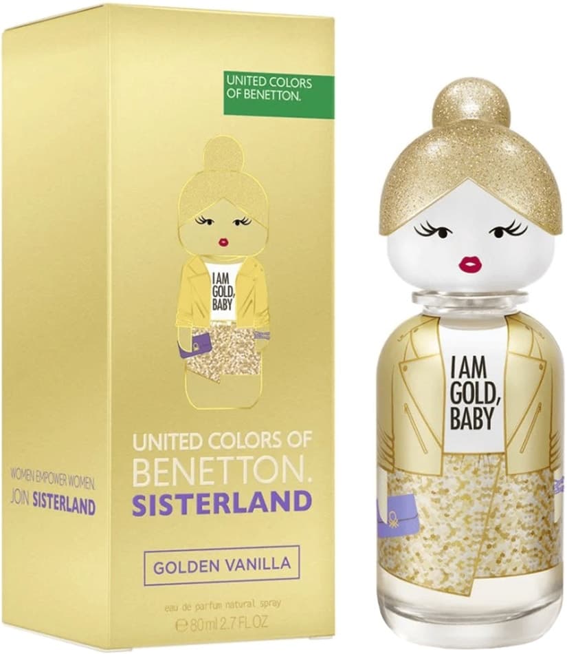 Perfume Benetton Sisterland Golden Vanilla Eau de Parfum 80ml