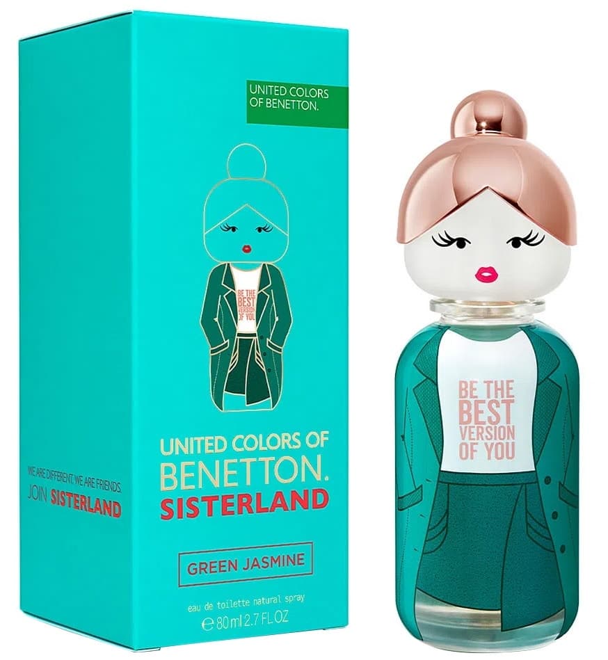 Perfume Benetton Sisterland Green Jasmine EDT 80ml - Feminino