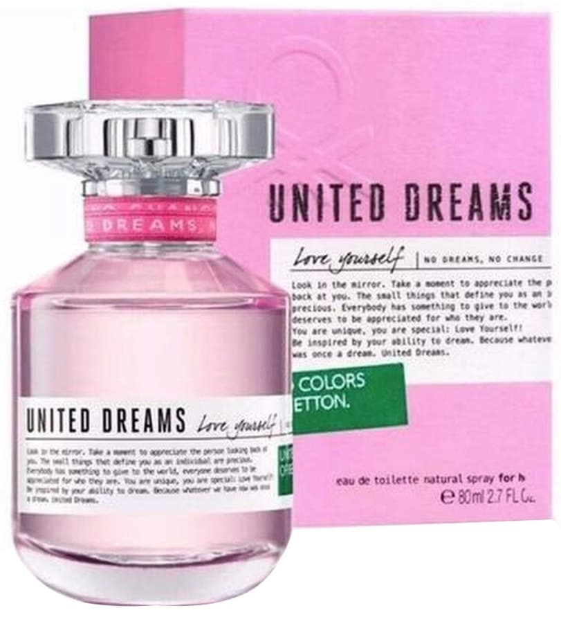 Perfume Benetton United Dreams Love Yourself EDT 80ml - Feminino