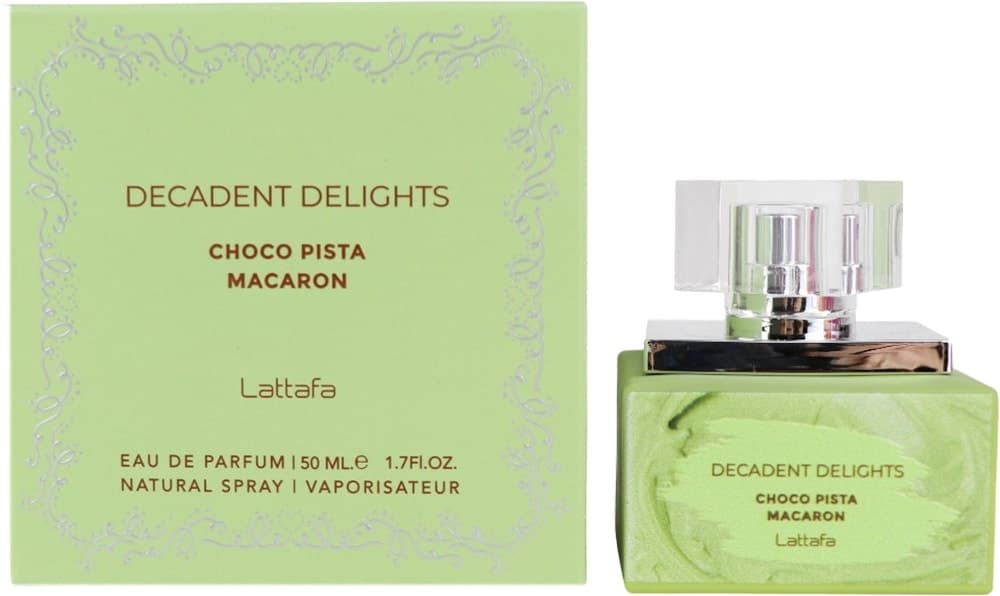 Perfume Lattafa Decadent Delights Choco Pista Macaron Eau de Parfum 50ml - Feminino