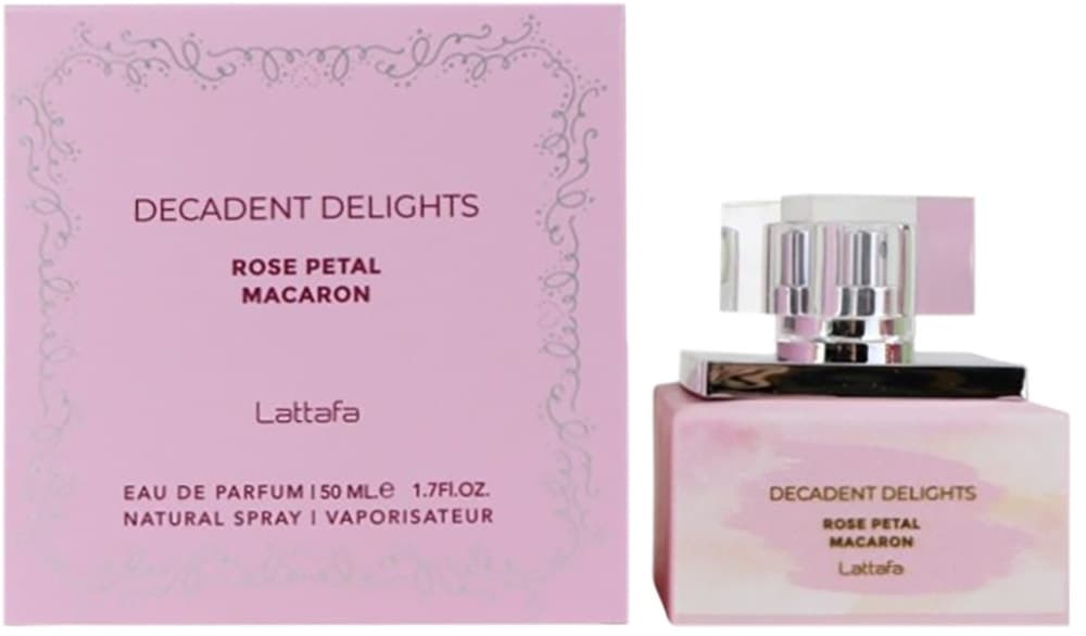Perfume Lattafa Decadent Delights Rose Petal EDP 50ml - Feminino