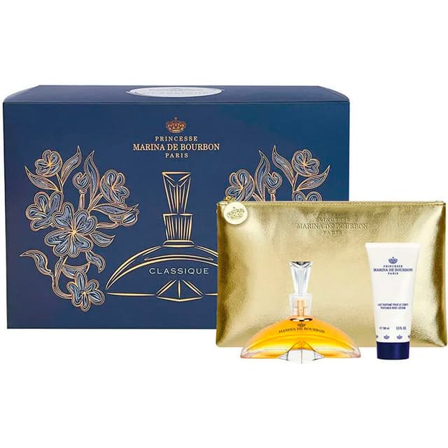 Kit Marina de Bourbon Classique EDP 100ml + Body + Neceser