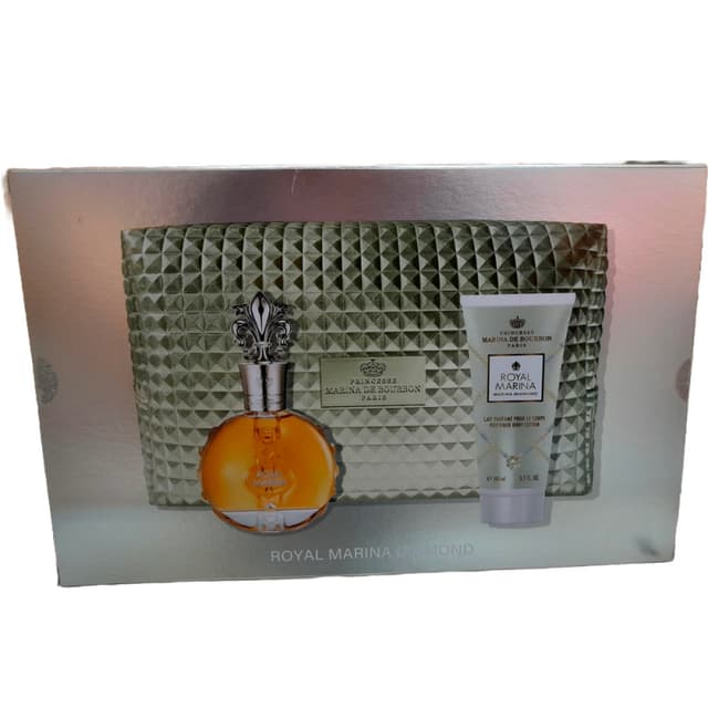 Kit Marina De Bourbon Royal Diamond Eau de Parfum 100ml + Loção Corporal 100ml + Neceser