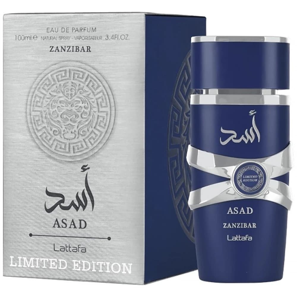 Perfume Lattafa Asad Zanzibar Blue Limited Edition Eau de Parfum 100ml