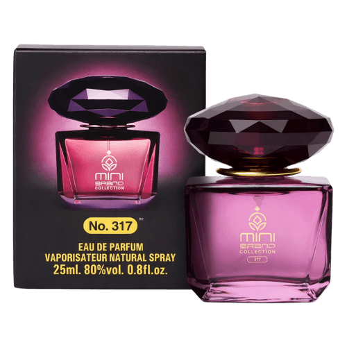 Perfume Mini Brand Collection No-317 Versace Crystal Noir 25ml EDP