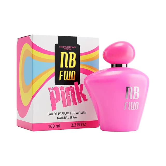 Perfume New Brand Fluo Pink Eau de Parfum 100ml