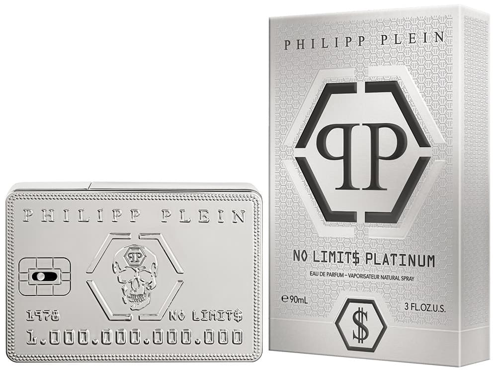 Perfume Philipp Plein No Limits Platinum Eau de Parfum 90ml Masculino