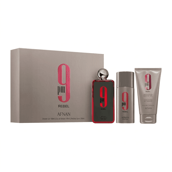 Perfume Afnan 9PM Rebel Eau de Parfum Set 3 Em 1