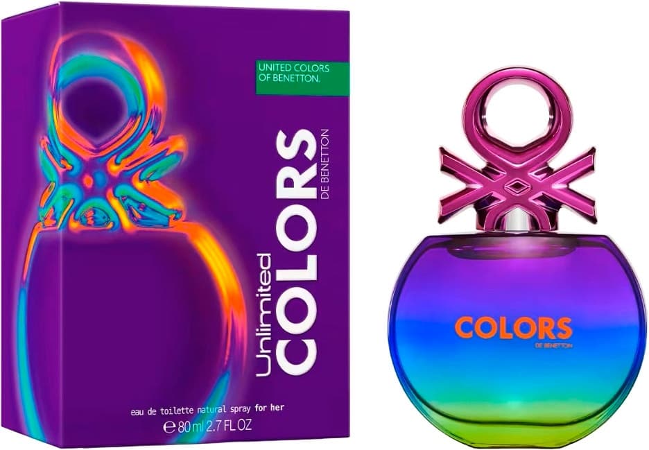 Perfume Benetton Unlimited Colors EDT 80ml