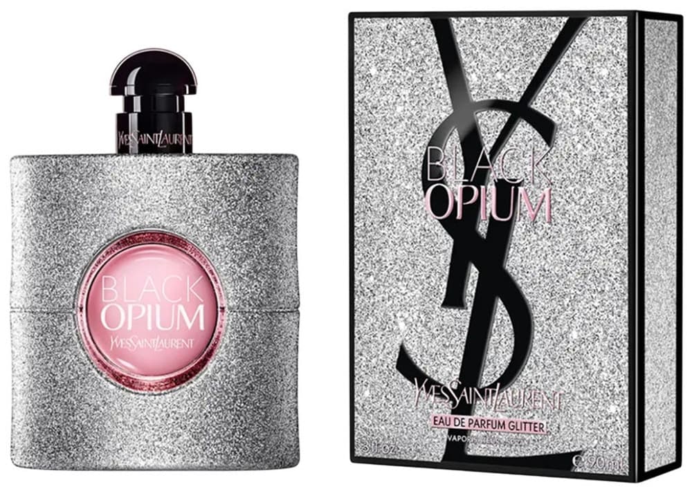 Perfume Yves Saint Laurent Black Opium EDP Glitter 90ml - Feminino