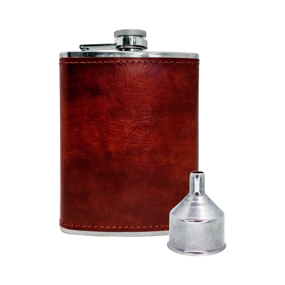 Garrafa Térmica Vin Bouquet 237ml Marrom/Prata