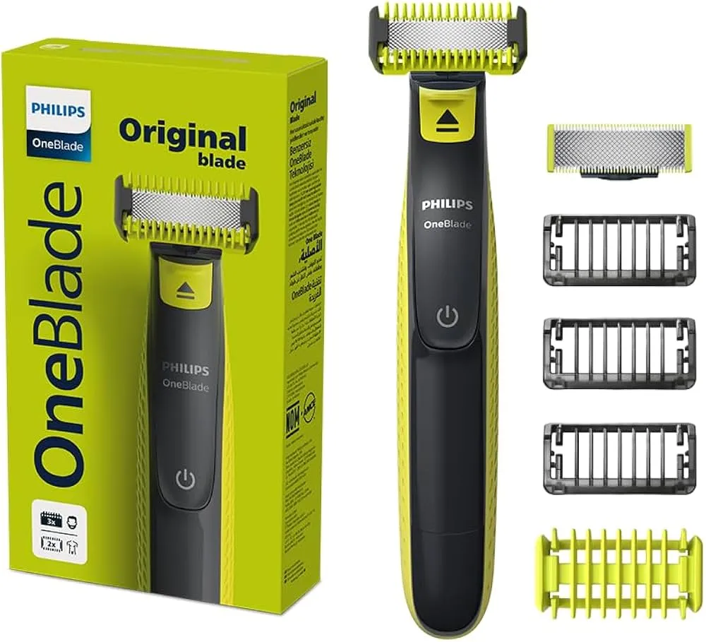 Philips Afeitadora QP2824/10 5V/3 Peines Negro/verde