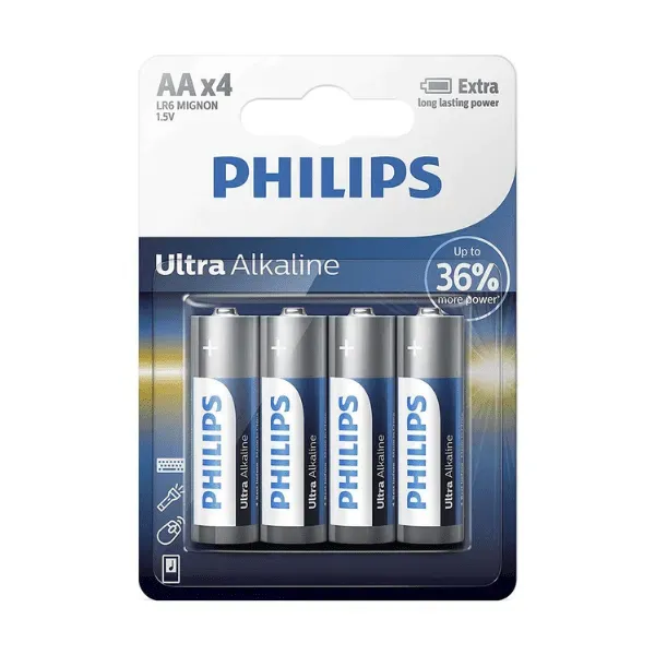 Pilha Recarregável Philips Aa Pack-4 (1000mAh)