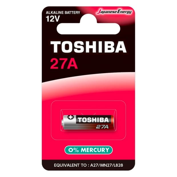 Pilha 27A 12V Toshiba Alcalina - Unidade