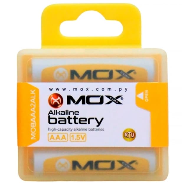 Pilha Aaa Mox Alkaline 1.5V Lr03 Aaa/4