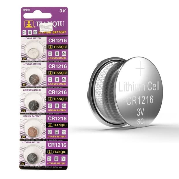 Pilha Cr1216 Tianqiu 3V Pack-5