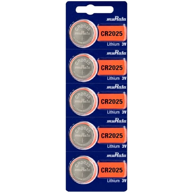 Pilha Cr2025 Murata 3V Litium Pack-5