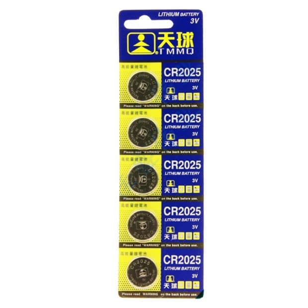 Pilha Tmmq 3V Cr-2025PM/5B Pack-5