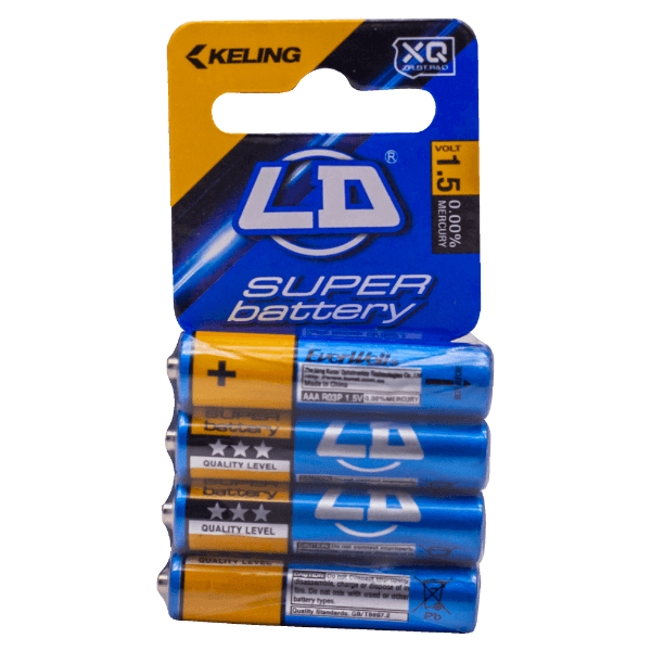 Pilha Keling Ld Super Battery Aaa 1.5V