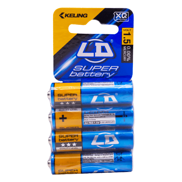 Pilha Keling Ld Super Battery R69 4 Pilhas Aa 1.5V