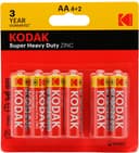 Anúncio: Pilha Kodak Super Heavy Duty Zinc - AA 4+2 (6 Unidades)
