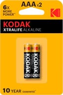 Anúncio: Pilha Kodak Xtralife Alkaline - AAAx2 (2 Unidades)
