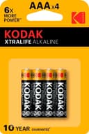 Anúncio: Pilha Kodak Xtralife Alkaline - AAAx4 (4 Unidades)