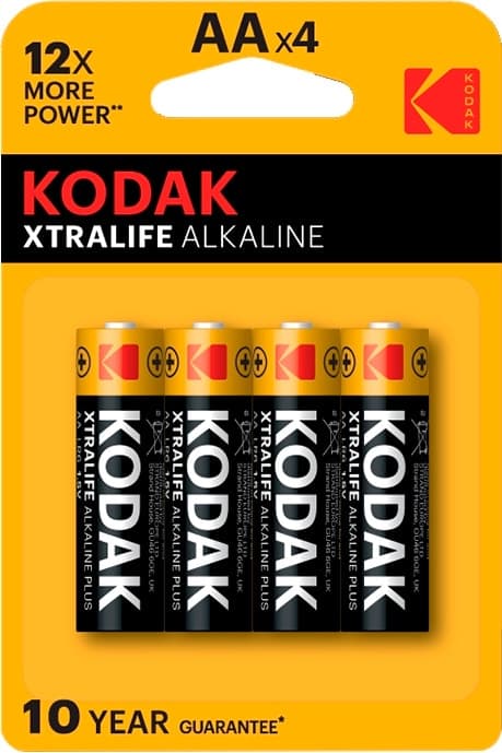 Pilha Kodak Xtralife Alkaline AAx4 (4 Unidades)
