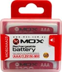 Anúncio: Pilha MOX AAA Recarregável 2300mAh MOB2AAA23 (2 Unidades)