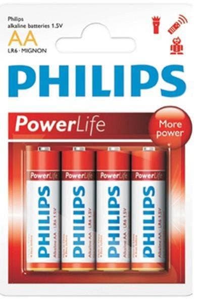 Pilha Aa Alcalina Philips LR6P4B/97 (4 Unidades)