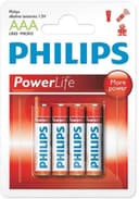 Anúncio: Pilha Philips AAA Alcalina LR03P4B/97 (4 Unidades)