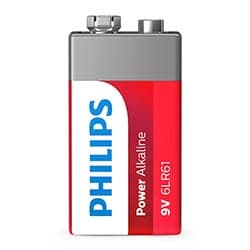 Pilha Philips Alkaline Power 9V