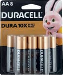 Anúncio: Pilhas Alcalinas Duracell AA MN 1500B8 - 8 Unidades
