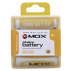 Pilhas Mox Alkaline LR06 1.5V / AA - Kit com 2