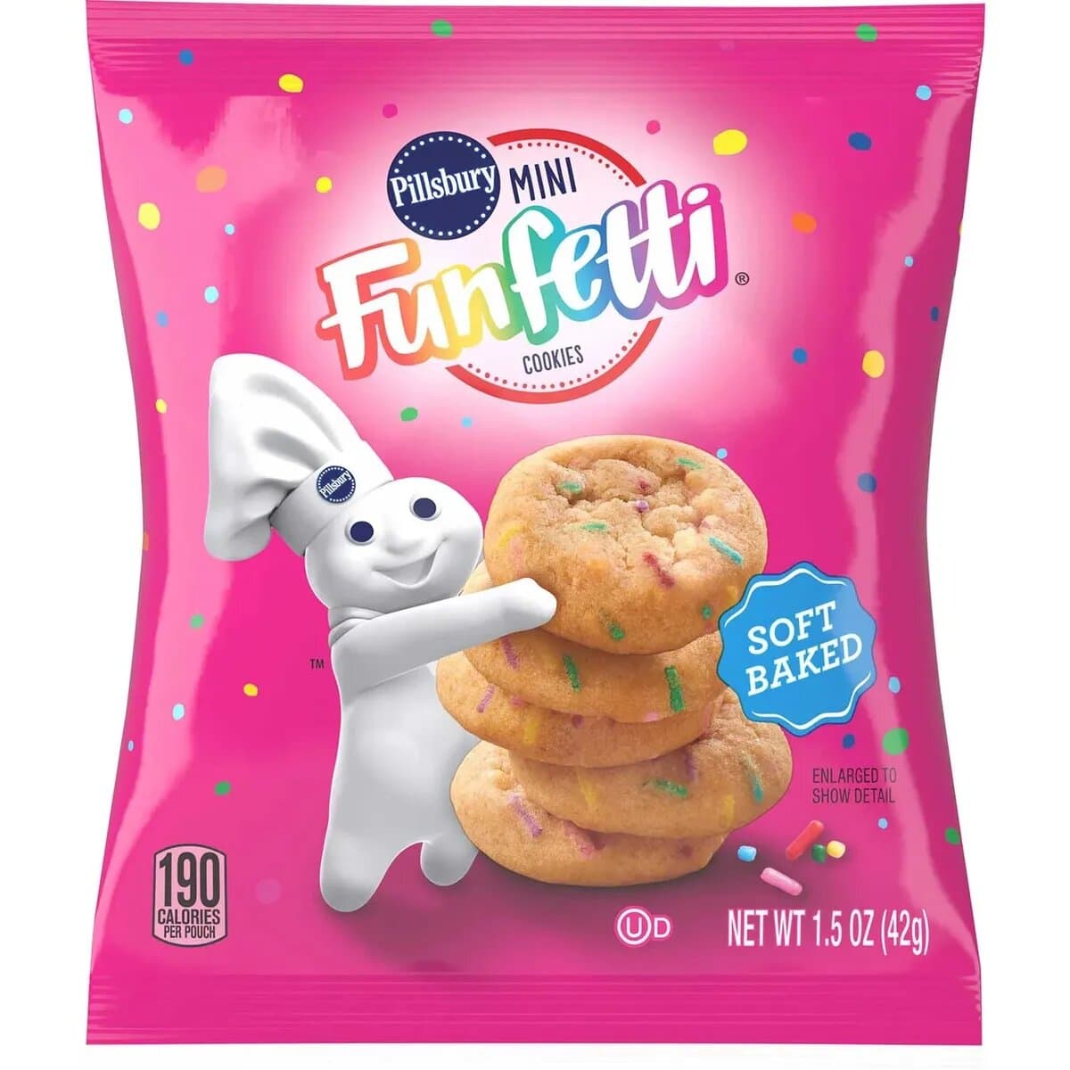 Biscoitos Pillsbury Cookie Funfetti 42G