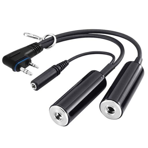 Adaptador de Fone de Ouvido Pilot Usa para Icom Ic-A25 (Opc-2379)
